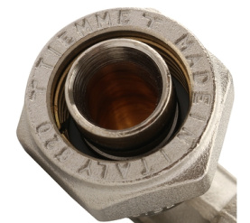 Угольник с внутренней резьбой (20х2.0х3/4) для металлопластиковых труб ви TIEMME 1600023(1605N002005) в Орле 8