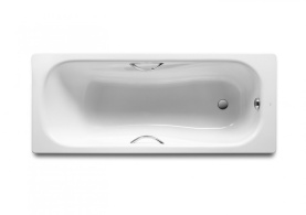 Ванна стальная Roca Princess-N 170x75 2202E0000, с отверстиями для ручек в Орле 0