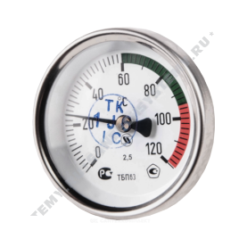 Термометр биметаллический Юмас ТБП-Т 120C Дк 100 L=100 в Орле 0