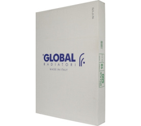 Радиатор биметаллический боковое подключение (белый RAL 9010) Global STYLE PLUS 500 10 секций в Орле 10