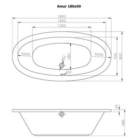 Панель фронтальная для ванны Vidima Видима, Сириус 1500 мм в Орле 2