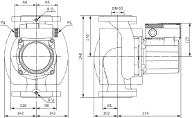 Циркуляционный насос Wilo Top-S 65/13 DM PN6/10 в Орле 1