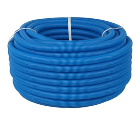 Труба гофрированная ПНД, цвет синий, наружным диаметром 25 мм для труб диаметр STOUT SPG-0001-502520 в Орле 0