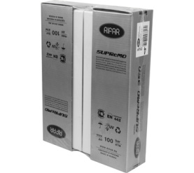 Радиатор биметаллический боковое подключение (белый RAL 9016) RIFAR SUPReMO 350 4 секции в Орле 8