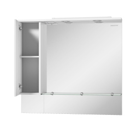 Шкаф зеркальный Амата 100, белый в Орле 5