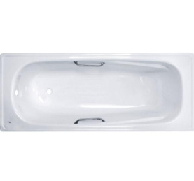 Стальная ванна BLB Universal Anatomica HG 170x75 см B75L-1 с отверстиями под ручки 232 мм в Орле 1