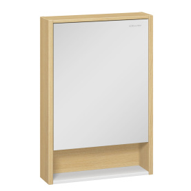 Шкаф зеркальный Уника 60, белый с дуб гальяно в Орле 0