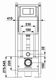 Комплект 5 в 1 Rosa (унитаз подвесной Элеганс с инсталляцией УКЛАД) без микролифта в Орле 1