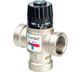 Термостатический смесительный клапан для систем отопления и ГВС 3/4 ВР 20-43 STOUT SVM-0010-164320 в Орле 0