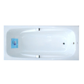 Чугунная ванна Aqualux ZYA-24C-2 180x85 белая, без ручек и ножек, антислип в Орле 0