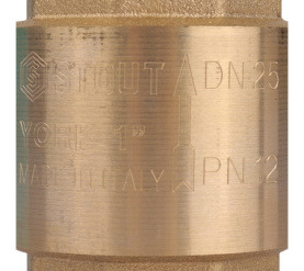Клапан обратный пружинный муфтовый с пластиковым седлом 1 STOUT SVC-0012-000025 в Орле 3