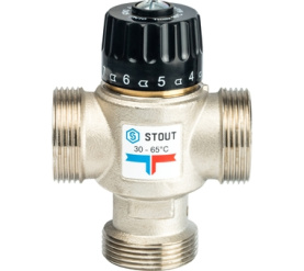 Термостатический смесительный клапан для систем отопления и ГВС 1 1/4 НР 30-65° STOUT SVM-0025-356532 в Орле 2