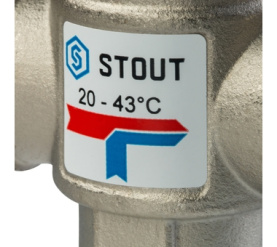 Термостатический смесительный клапан для систем отопления и ГВС 1 НР 20-43° STOUT SVM-0020-254325 в Орле 3