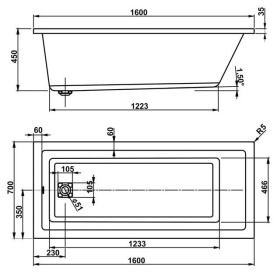 Панель для ванны Vagnerplast Side Panel 70 торцевая в Орле 2