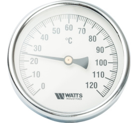 Термометр биметаллический с погружной гильзой, 100 мм F+R801(T) 10050 Watts 10006066(03.03.040) в Орле 0