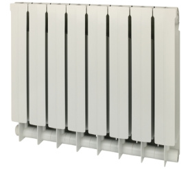 Радиатор биметаллический боковое подключение (белый RAL 9010) Global STYLE PLUS 500 8 секций в Орле 1