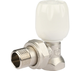 Клапан ручной терморегулирующий с неподъемным шпинделем, угловой 1/2 STOUT SVRs 1152 000015 в Орле 0