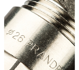 Муфта с нар.резьбой (26х3,0х3/4) для металлопластиковых труб винтово Prandelli Multyrama 103.01.12.6 в Орле 6