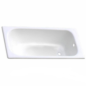 Чугунная ванна Aqualux ZYA-8-5 170x70 goldman белая, без ножек, антислип в Орле 0