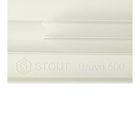 Радиатор алюминиевый боковое подключение STOUT Bravo 500 8 секций SRA-0110-050008 в Орле 9