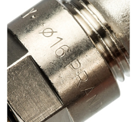 Уголок 90 с креплением (16х2,0х1/2) для металлопластиковых труб винт Prandelli Multyrama 103.10.51.6 в Орле 6