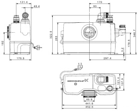 Канализационная станция Grundfos Sololift2 WC-3 в Орле 1