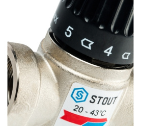 Термостатический смесительный клапан для систем отопления и ГВС 3/4 ВР 20-43 STOUT SVM-0010-164320 в Орле 3