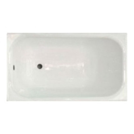 Чугунная ванна Aqualux ZYA-8-1 150x70 goldman белая без ножек антислип в Орле 0