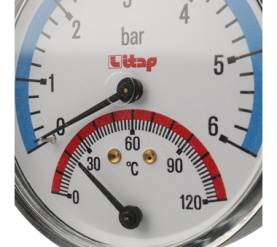 Термоманометр, боковое подключение ITAP 484 1/2 Itap в Орле 3