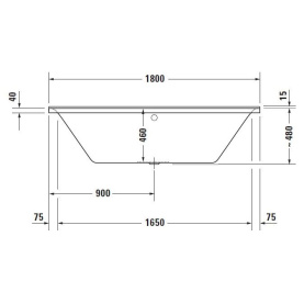 Каркас Riho Delta 150x80 для асимметричной ванны металлический в Орле 1