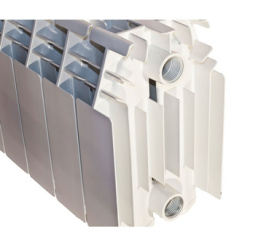 Радиатор алюминиевый боковое подключение (белый RAL 9010) GL- 350 10 секций Global в Орле 1