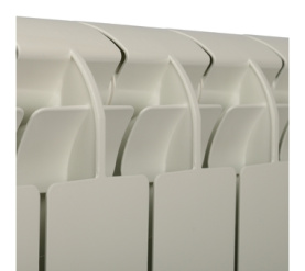 Радиатор алюминиевый боковое подключение (белый RAL 9010) Global VOX EXTRA 500 10 секций в Орле 5