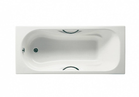 Ванна чугунная Roca Malibu 170x75 модель с отверстиями под ручки 23097000R в Орле 1