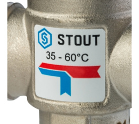Термостатический смесительный клапан для систем отопления и ГВС 1 НР 35-60°С STOUT SVM-0020-166025 в Орле 3