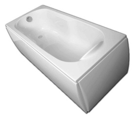 Акриловая ванна Vagnerplast Cavallo 170x75 прямоугольная VPBA170CAV2X-01 в Орле 1
