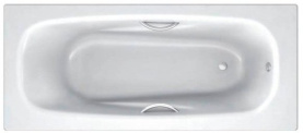 Стальная ванна BLB Universal Anatomica HG 170x75 см B75L-1 с отверстиями под ручки 232 мм в Орле 0
