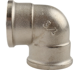 Угольник ВВ никелированный 3/4х3/4 для стальных труб резьбовой TIEMME 1500162(1560N000505) в Орле 3