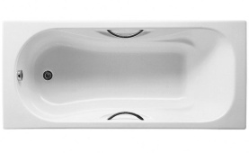Чугунная ванна Roca Malibu 160x75 2310G000R с противоскольжением, с отверстиями для ручек в Орле 0