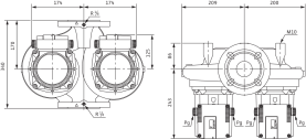 Циркуляционный насос Wilo Top-SD 50/15 DM PN6/10 в Орле 1