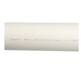 Труба полипропиленовая (цвет белый) Политэк d=75x12,5 (PN 20) 9002075125 в Орле 4