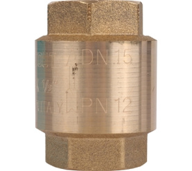 Клапан обратный пружинный муфтовый с пластиковым седлом 1/2 STOUT SVC-0012-000015 в Орле 1