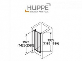 Доп.набор для ниши 190h мат.серебро HUPPE 8E2601.087 в Орле 2