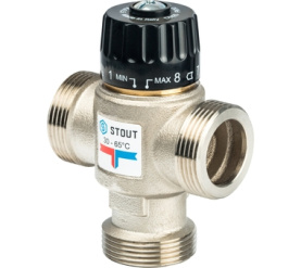 Термостатический смесительный клапан для систем отопления и ГВС 1 1/4 НР 30-65° STOUT SVM-0025-356532 в Орле 0
