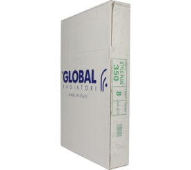 Радиатор биметаллический боковое подключение (белый RAL 9010) Global STYLE PLUS 350 8 секций в Орле 9