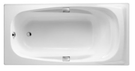 Ванна чугунная Jacob Delafon Rub Super Repos 180x90 E2902-00 с отверстиями для ручек в Орле 1