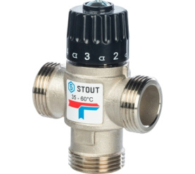 Термостатический смесительный клапан для сиcтем отопления и ГВС 1 НР 35-60° STOUT SVM-0020-256025 в Орле 0