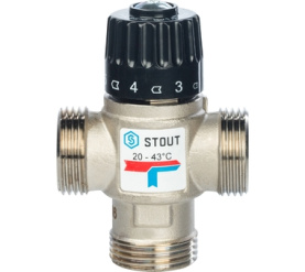 Термостатический смесительный клапан для систем отопления и ГВС 1 НР 20-43° STOUT SVM-0020-164325 в Орле 2