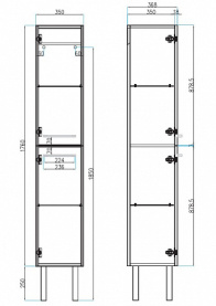 Колонна с 2дв SX бл.бел VB A99600E4 в Орле 4