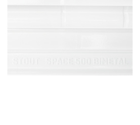 Радиатор биметаллический боковое подключение STOUT Space 500 8 секций SRB-0310-050008 в Орле 6
