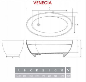 Каркас Riho Doppio 180x130 для асимметричной ванны металлический в Орле 1
